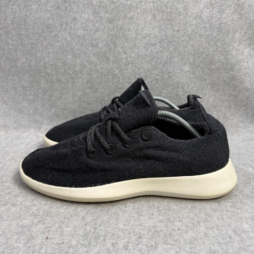 Allbirds Shoes Mens Size 9 Wool Runners WR Black White Athletic Running Sneakers